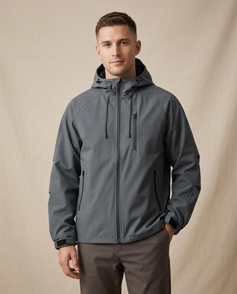 Lands Fashion - Kevun | Hooded Zip-Up Jacket Men