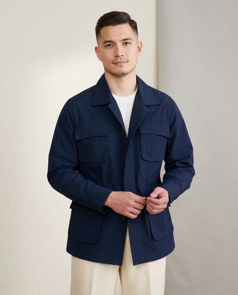 Lands Fashion - Duzil | Four-Pocket Button-Front Jacket Men