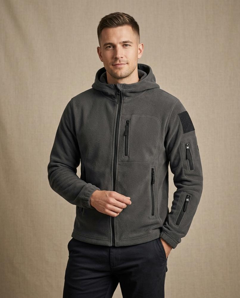 Lands Fashion - Tufir | Hooded Zip-Up Jacket Men