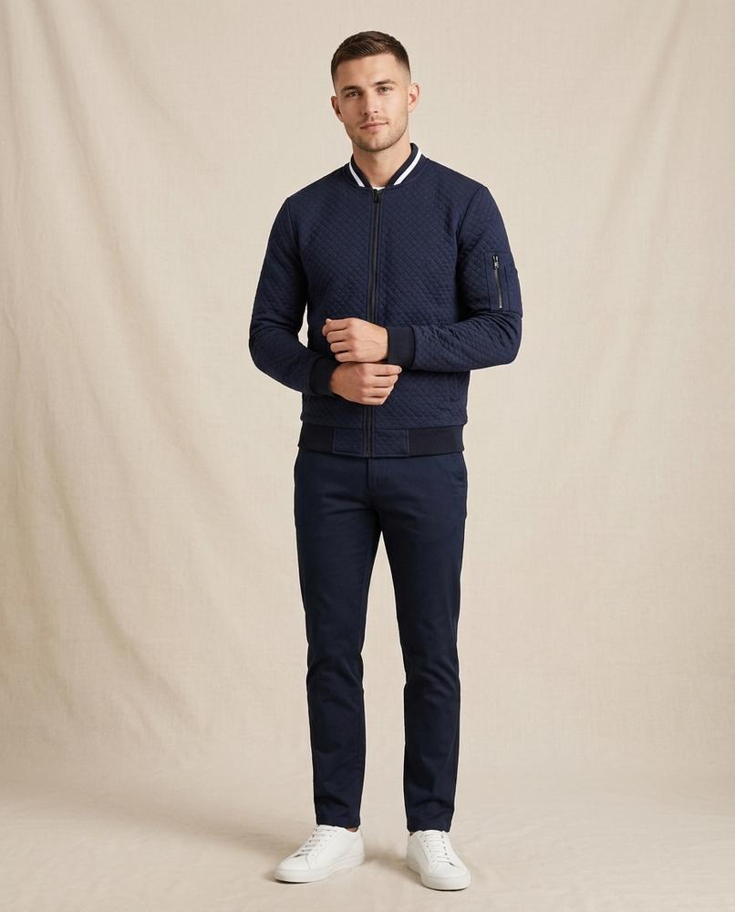 Lands Fashion - Nunut | Quilted Zip-Up Jacket Men