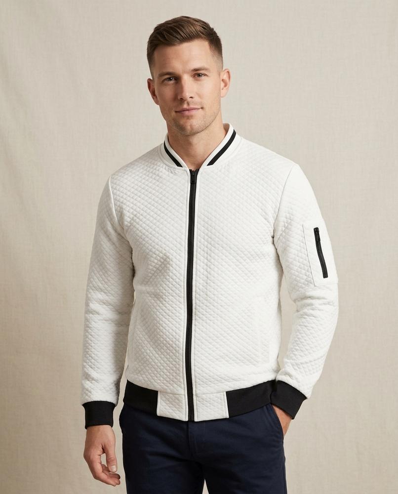 Lands Fashion - Nunut | Quilted Zip-Up Jacket Men