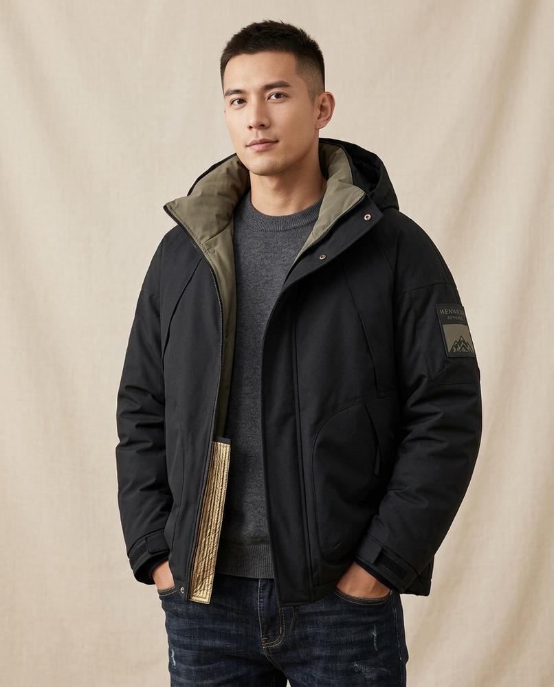 Lands Fashion - Cokil | Hooded Padded Jacket Men