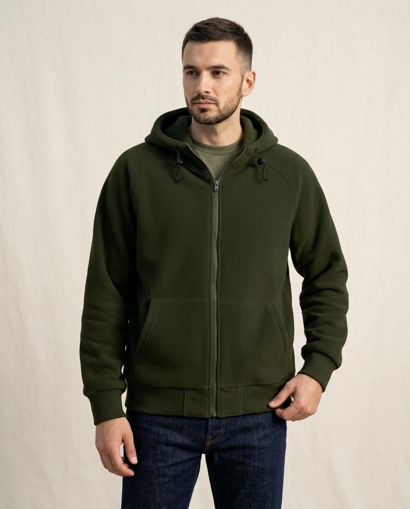 Lands Fashion - Lifuk | Zip-Up Fleece Hoodie Men