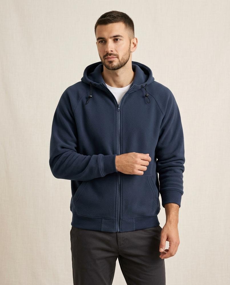 Lands Fashion - Lifuk | Zip-Up Fleece Hoodie Men