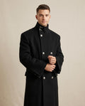 Lands Fashion - Nadum | Double-Breasted High-Collar Coat Men