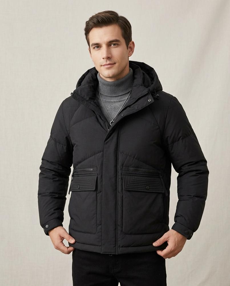 Lands Fashion - Yifit | Hooded Padded Jacket Men