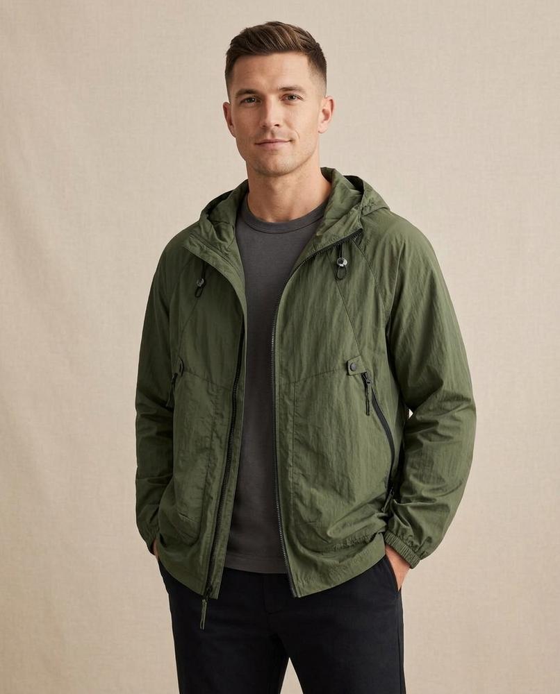 Lands Fashion - Damuv | Hooded Lightweight Jacket Unisex