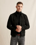 Lands Fashion - Nezur | Suede-Effect Zip-Up Jacket Men