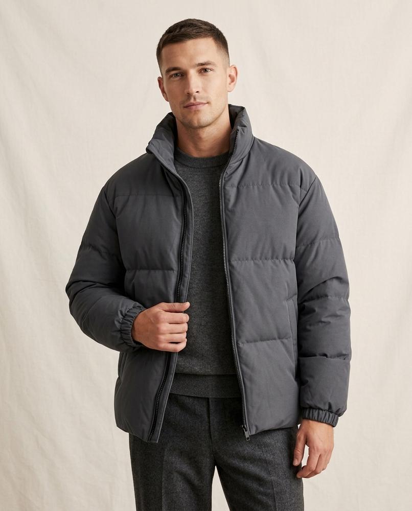 Lands Fashion - Zepun | Padded Stand-Collar Jacket Men