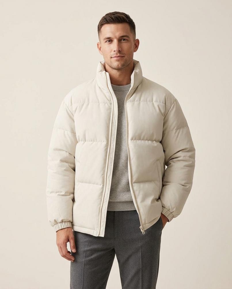 Lands Fashion - Zepun | Padded Stand-Collar Jacket Men