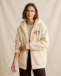 Lands Fashion - Eodas | Sherpa-Lined Zip-Up Hoodie Women