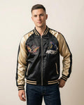 Lands Fashion - Vipel | Embroidered Two-Tone Jacket Unisex