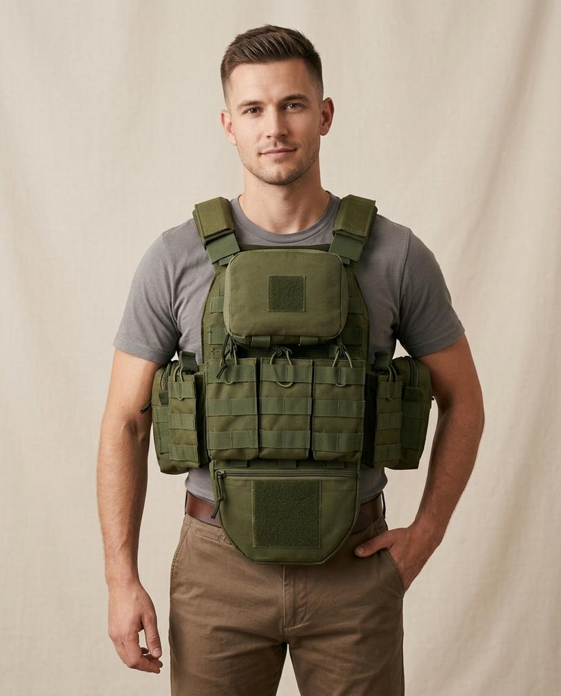 Lands Fashion - Nepos | Tactical Padded Vest Unisex