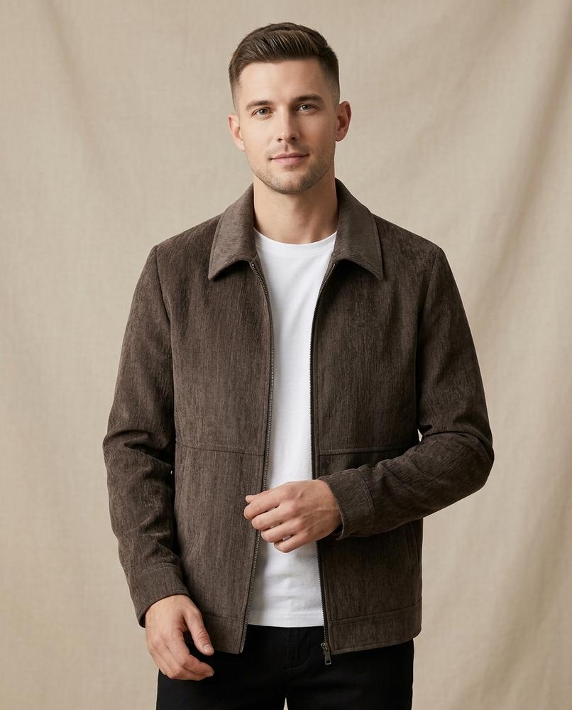 Lands Fashion - Tuwik | Zip-Up Structured Jacket Men