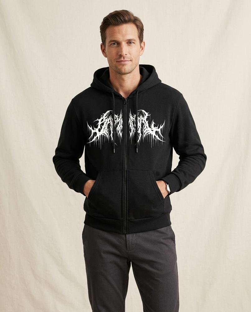 Lands Fashion - Vulun | Zip-Up Graphic Hoodie Unisex