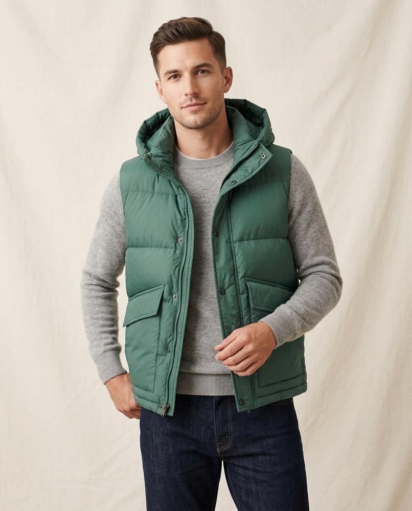 Lands Fashion - Vazor | Padded Hooded Vest Men