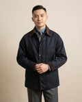 Lands Fashion - Selan | Corduroy-Collar Button-Up Jacket Men