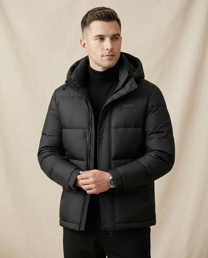 Lands Fashion - Artal | Quilted Hooded Jacket Men