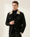 Lands Fashion - Minal | Corduroy Fur-Collar Jacket Men