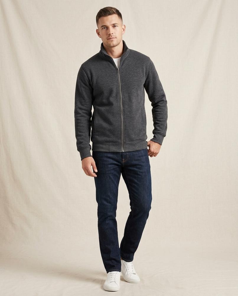 Lands Fashion - Kavan | Zip-Up Fleece-Lined Jacket Men
