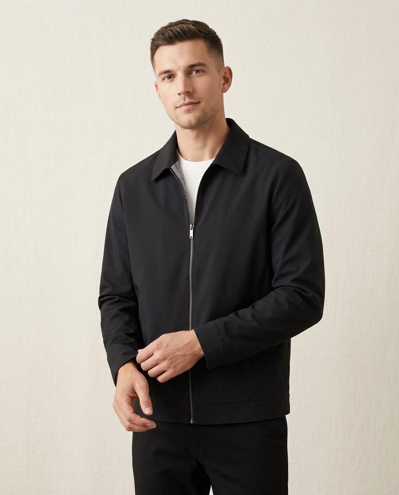 Lands Fashion - Riram | Zip-Up Collared Jacket Men