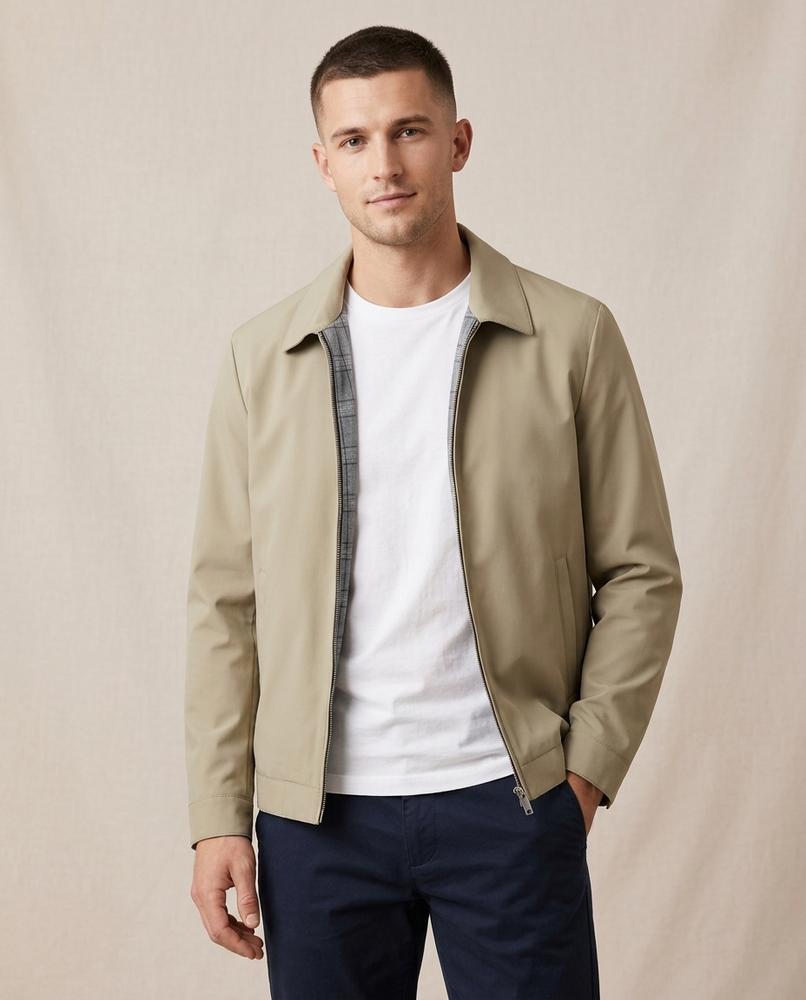 Lands Fashion - Riram | Zip-Up Collared Jacket Men