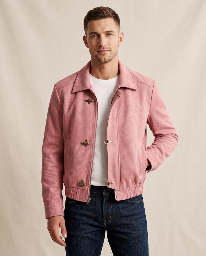 Lands Fashion - Coren | Toggle-Closure Leather-Look Jacket Men