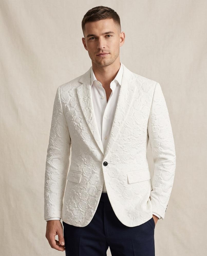 Lands Fashion - Letor | Textured Single-Breasted Blazer Men
