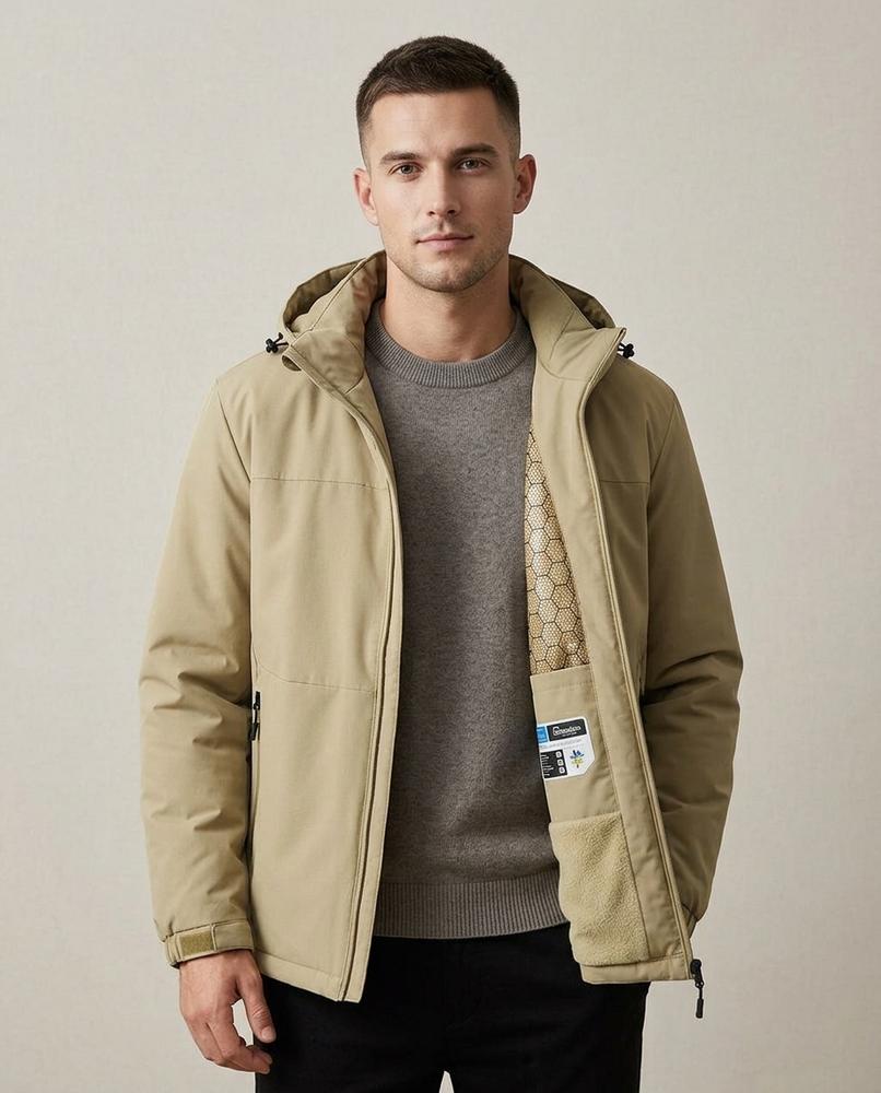 Lands Fashion - Loram | Fleece-Lined Hooded Jacket Men