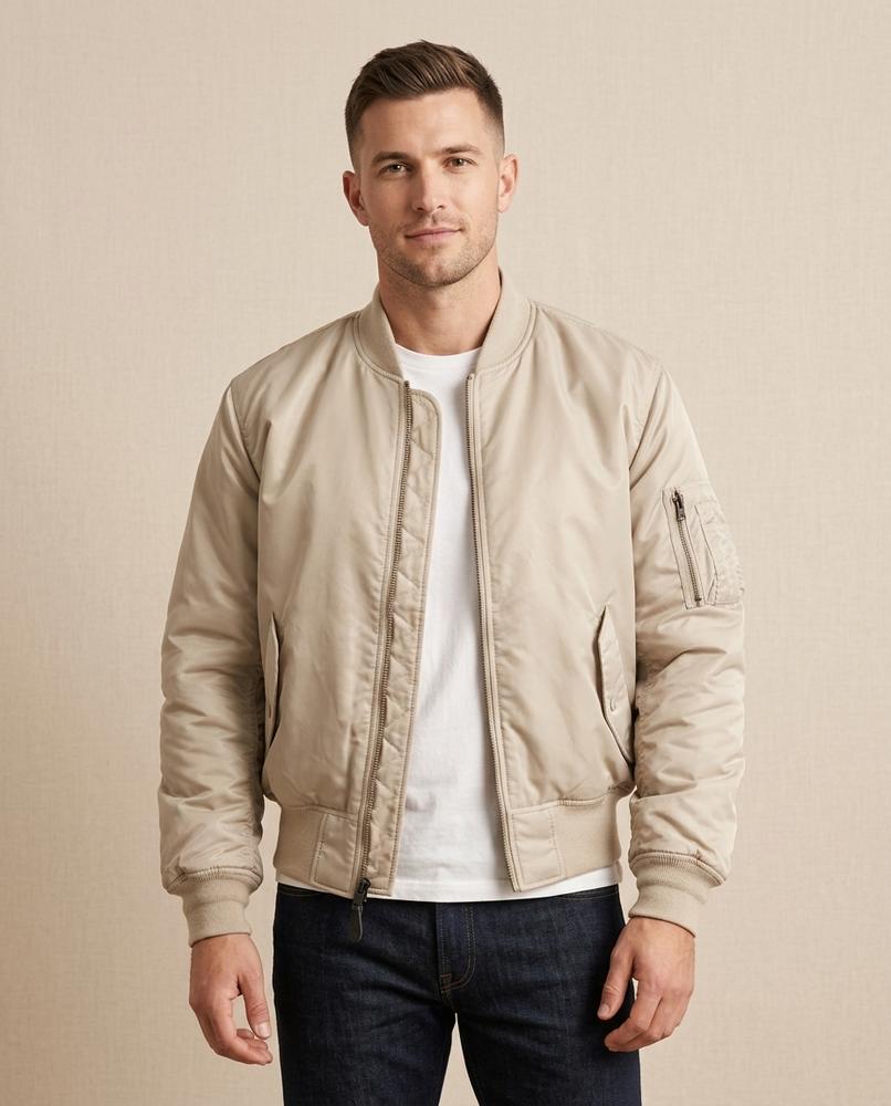 Lands Fashion - Nidan | Padded Zippered Jacket Men