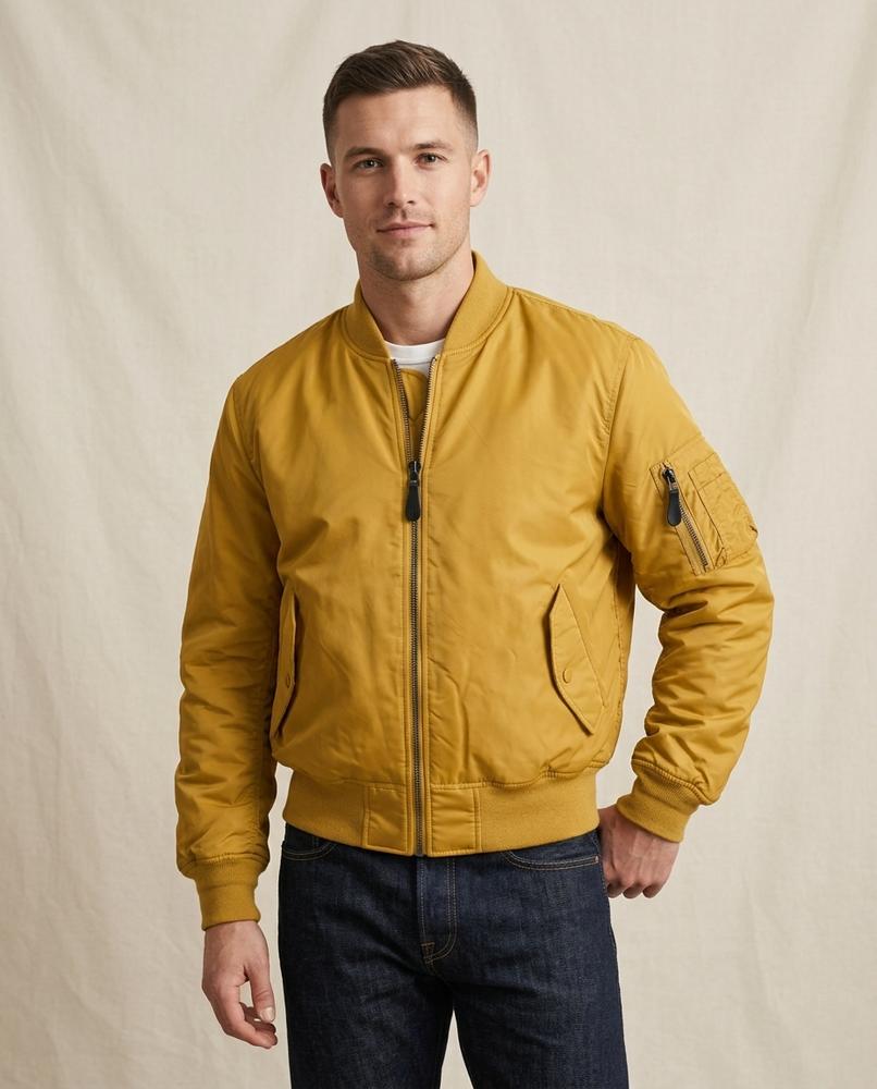 Lands Fashion - Nidan | Padded Zippered Jacket Men