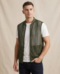Lands Fashion - Alvan | Mesh Zip-Up Vest Men