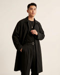 Lands Fashion - Rarel | Single-Breasted Relaxed-Fit Coat Men