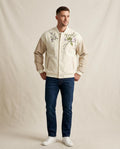 Lands Fashion - Zemir | Embroidered Color-Block Jacket Men