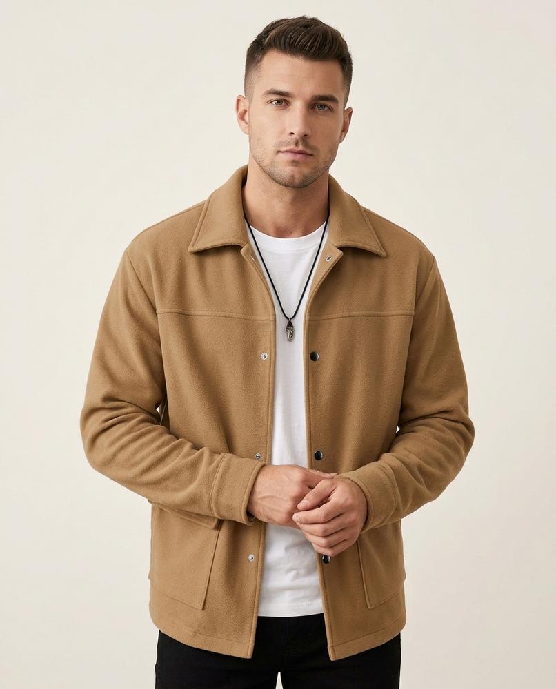 Lands Fashion - Kasan | Felted Collared Jacket Men