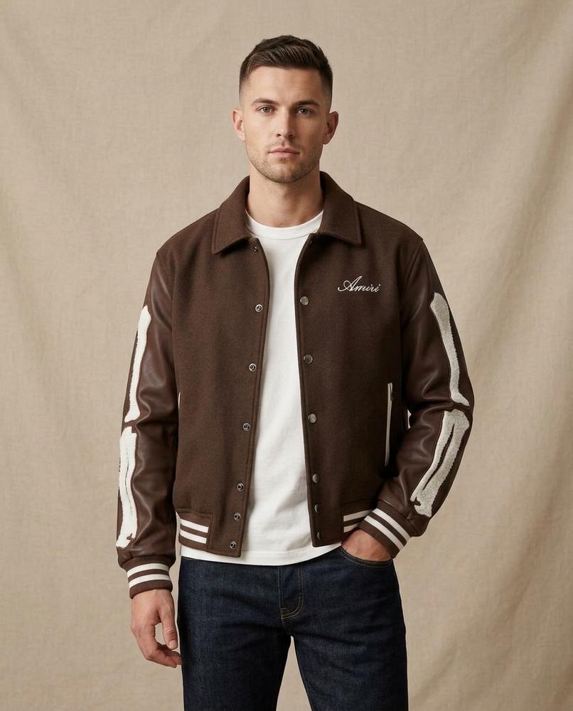Lands Fashion - Rolin | Embroidered Two-Tone Jacket Men