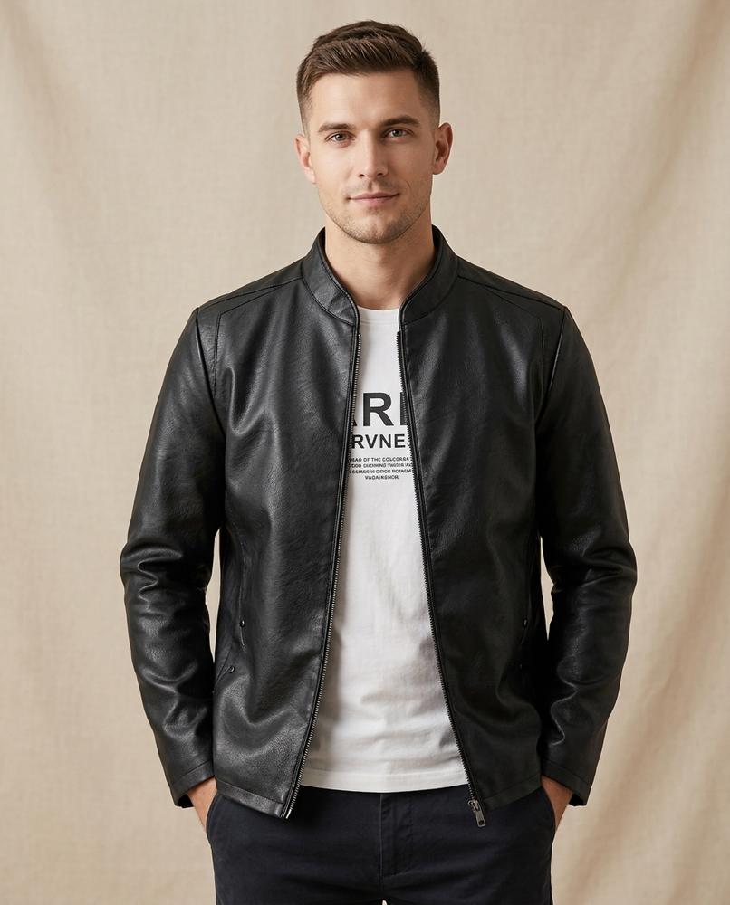Lands Fashion - Lyvan | Stand-Collar Zip-Up Jacket Men