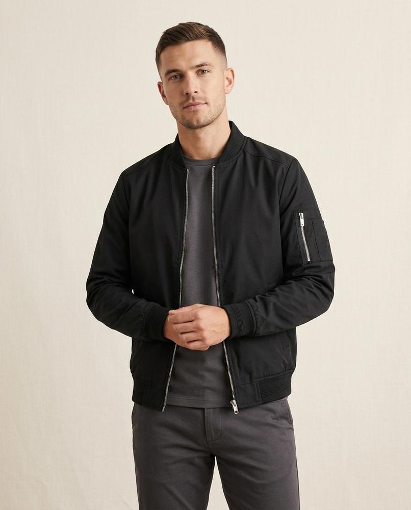 Lands Fashion - Armor | Zip-Up Slim-Fit Jacket Men
