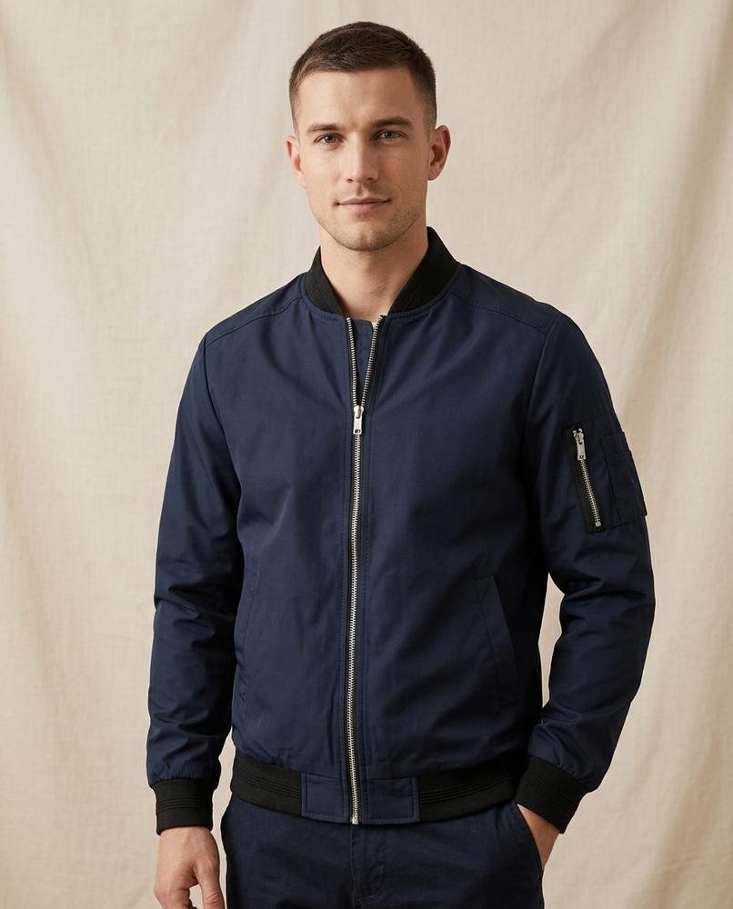 Lands Fashion - Armor | Zip-Up Slim-Fit Jacket Men