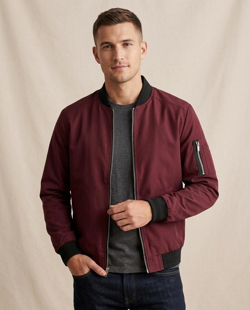 Lands Fashion - Armor | Zip-Up Slim-Fit Jacket Men