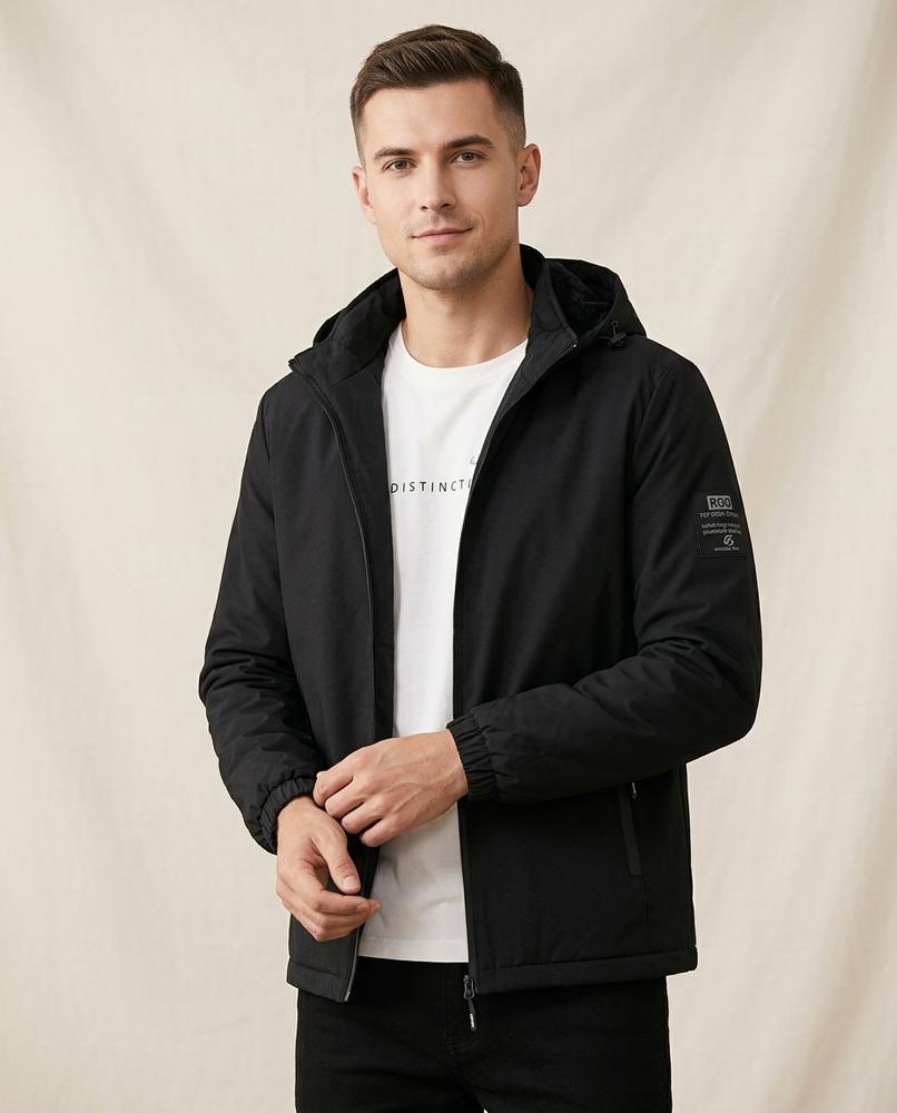 Lands Fashion - Cahal | Hooded Lined Jacket Men