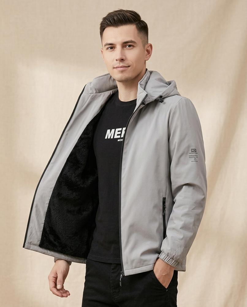 Lands Fashion - Cahal | Hooded Lined Jacket Men