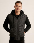 Lands Fashion - Talar | Quilted Knit-Sleeve Jacket Men
