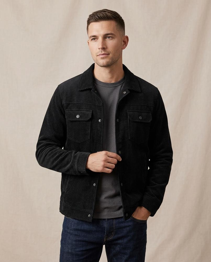 Lands Fashion - Yoren | Lined Corduroy Jacket Men