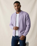 Lands Fashion - Zalom | Rib-Knit Zip-Up Knit Cardigan Men