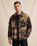 Lands Fashion - Novan | Patchwork Multi-Pattern Jacket Men