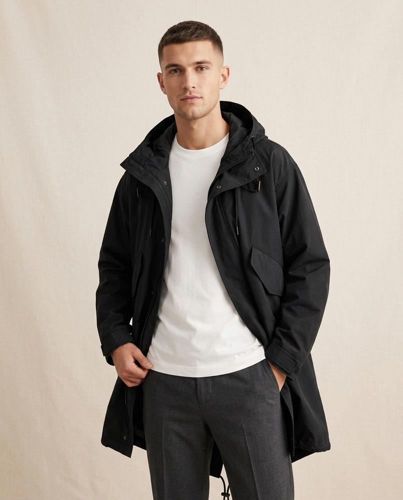 Lands Fashion - Selor | Hooded Drawstring Coat Men