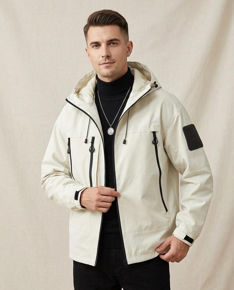 Lands Fashion - Zamin | Hooded Water-Resistant Jacket Men