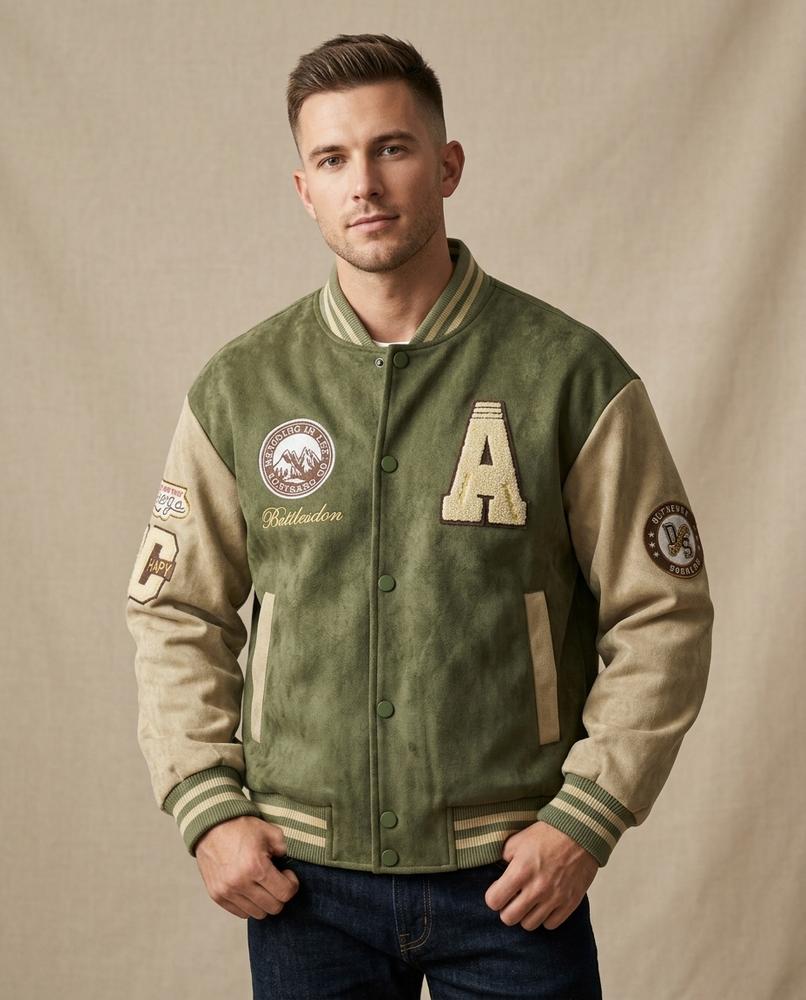Lands Fashion - Zekar | Patched Buttoned Jacket Men