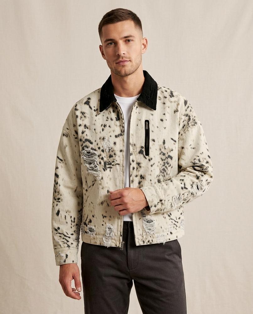 Lands Fashion - Maven | Distressed Splatter-Print Jacket Men